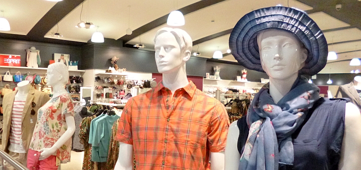 Mannequins in a department store. Photograph by Graham Soult