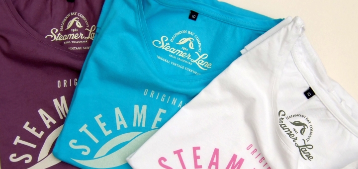 Women's Californian t-shirts from Steamer Lane