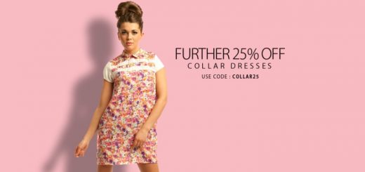 Shiloh Floral Collar Shift Dress at IKRUSH (£13)
