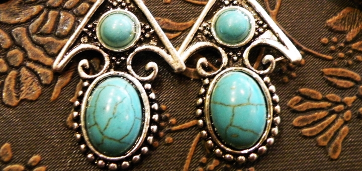 Arrowhead Tribal Turquoise Earrings at Culture Cross on Etsy
