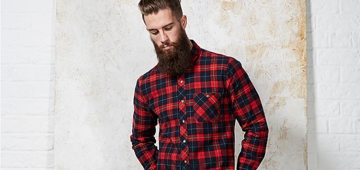 Cloak Kiefer Checked Flannel Shirt (£26.99) at Ark.