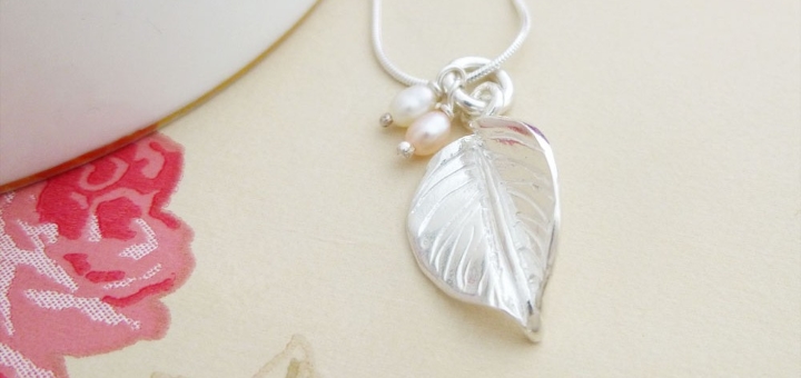 Autumn Leaf necklace at Guilty Necklaces