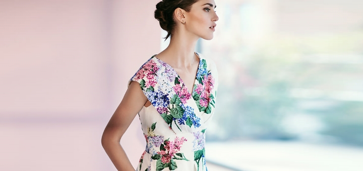 Lilac flower dress at Phase Eight (£140)