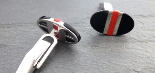 The Guilty Bangles cufflinks that will be on their way to our winner...