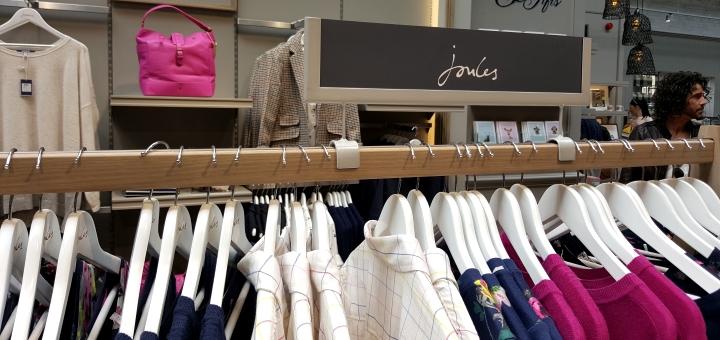 Joules at Sandersons department store, Sheffield. Photograph by Graham Soult